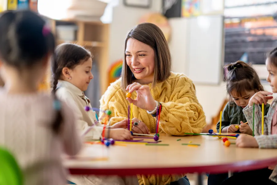 Ease the load on volunteers and keep Sunday school coverage consistent with professional church childcare staffing from Jovie.